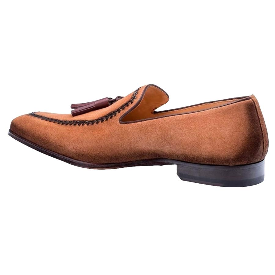 【並行輸入品】Mezlan メンズ US サイズ: 12 M US カラー: ブラウン Mezlan Plazza Mens Luxury Itの画像