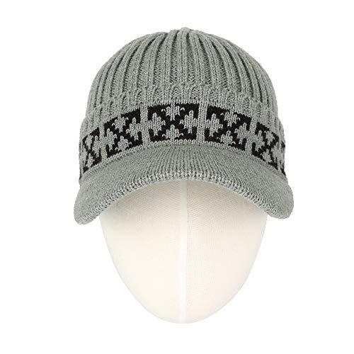 【並行輸入品】WITHMOONS HAT メンズ US サイズ: One Size カラー: グレー WITHMOONS Winter Knit