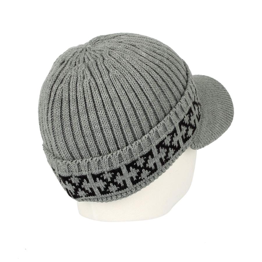 【並行輸入品】WITHMOONS HAT メンズ US サイズ: One Size カラー: グレー WITHMOONS Winter Knit