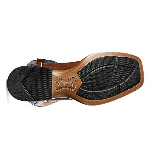 【並行輸入品】Ariat メンズ Solado Venttek ウエスタンブーツ, ソレルクランチ/カウボーイブルー。, 9 Wide Ariaの画像