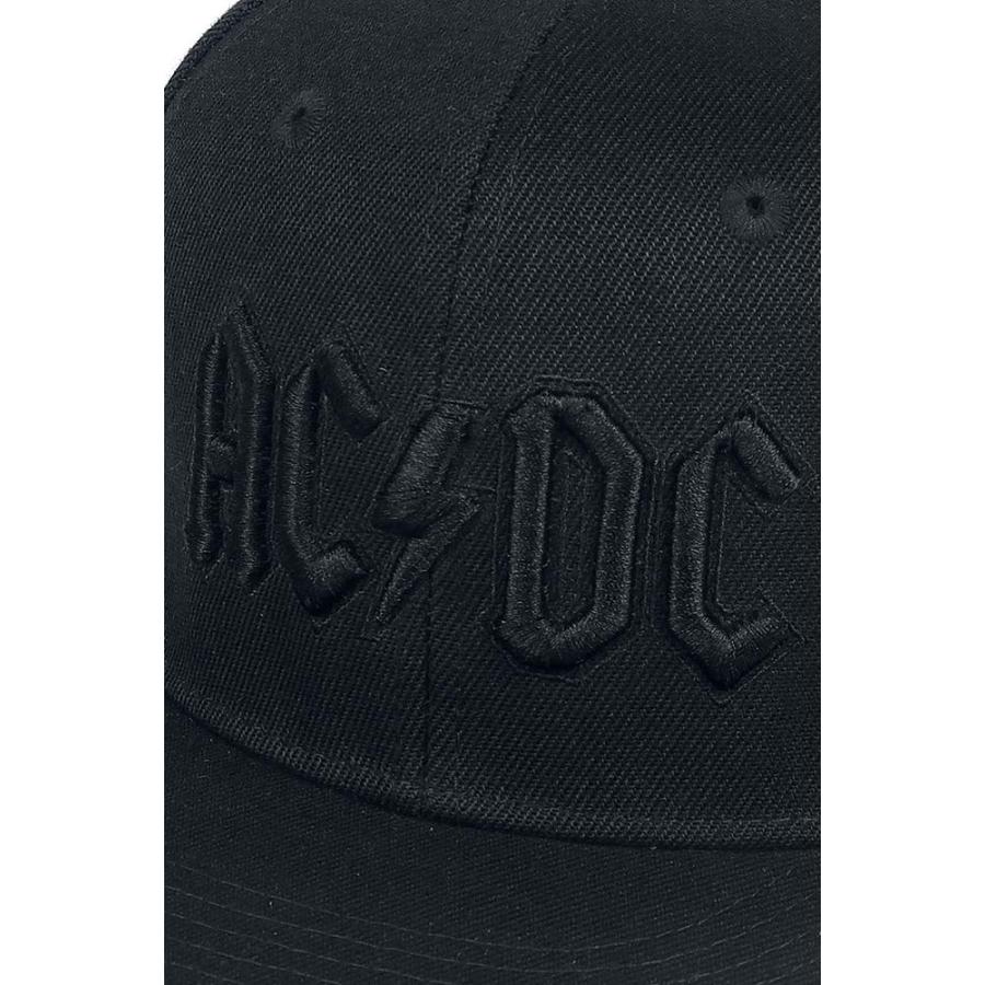 【並行輸入品】[AC/DC] ベースボールキャップ Band Logo Canon Pop Art Brim 新しい 公式 ブラック Snapb_9