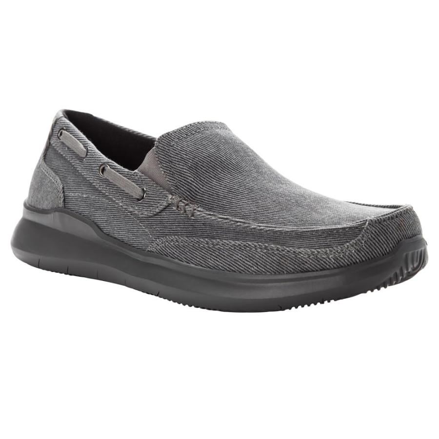 【並行輸入品】Prop〓t Mens Viasol Slip On Casual Shoes   Grey   Size 13 3Eの画像