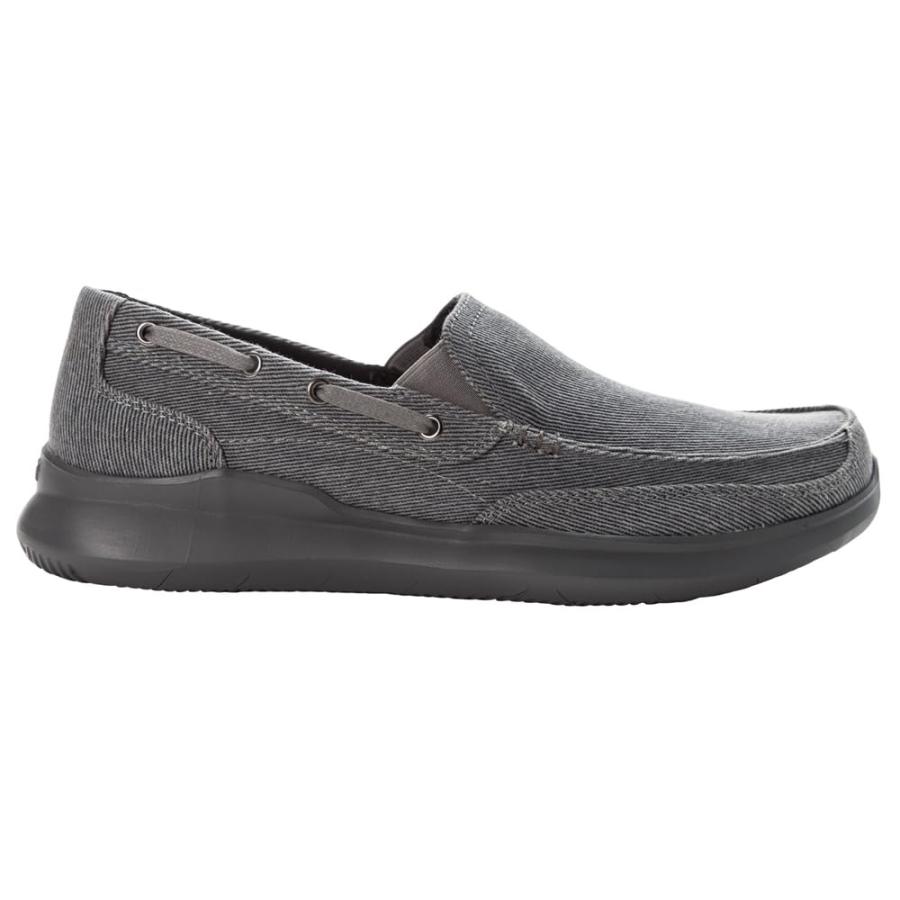 【並行輸入品】Prop〓t Mens Viasol Slip On Casual Shoes   Grey   Size 13 3Eの画像