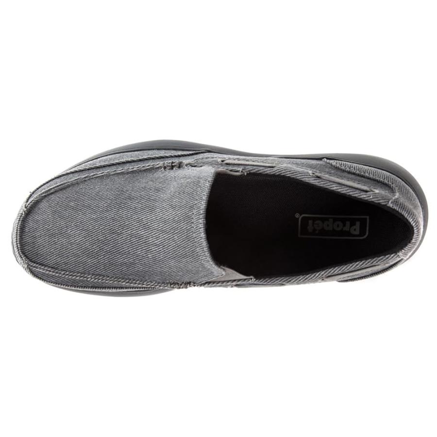 【並行輸入品】Prop〓t Mens Viasol Slip On Casual Shoes   Grey   Size 13 3Eの画像
