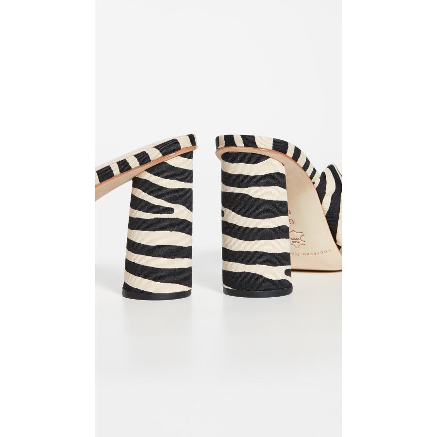 【並行輸入品】Loeffler Randall レディース Coco FAI ヒールサンダル US サイズ: 5 カラー: ブラック LOEFFの画像