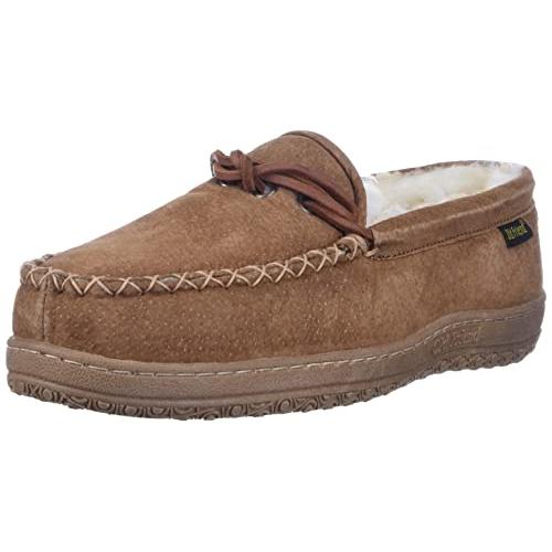 【並行輸入品】Old Friend メンズ モカシンスリッパー， チェスナットII， 11 X Wide Old Friend mens Loa_1