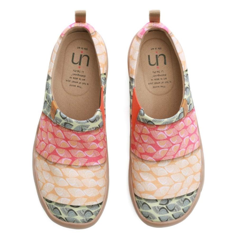 並行輸入品】UIN レディース スリッポン キャンバス 軽量 フラット