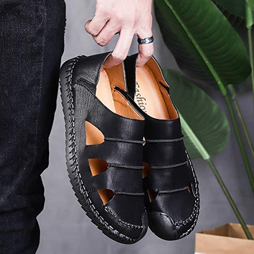 【並行輸入品】Men Summer Breathable Sandals Leather Lightweight Casual Walkingの画像