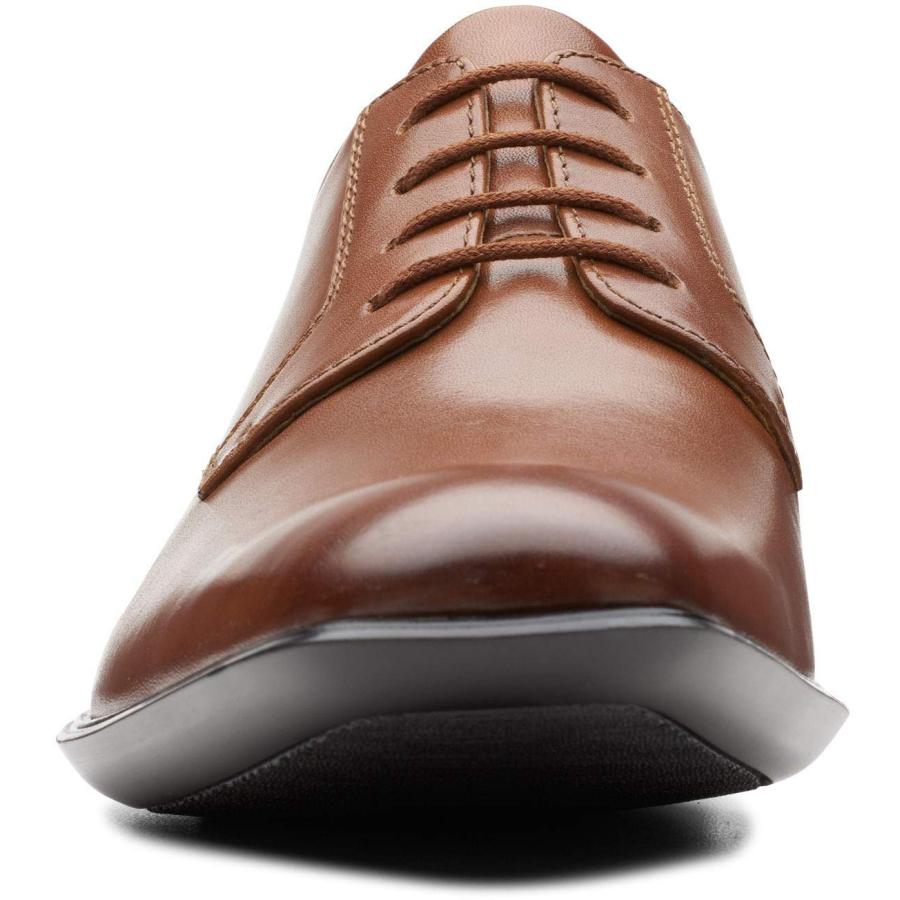 Clarks Men\'s Bensley Lace Shoe, Dark Tan Leather, 9 M US Mens Clarks Casual Lace Up Shoes  main image 4