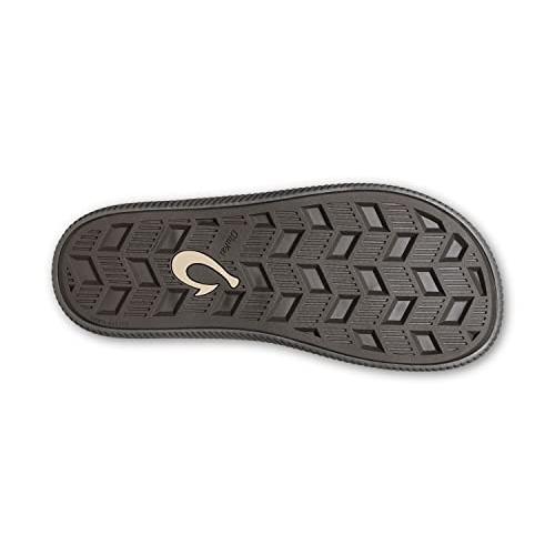 【並行輸入品】OLUKAI Ulele Sandals   Men's Dark Shadow/Black 11 OLUKAI Ulele Meの画像