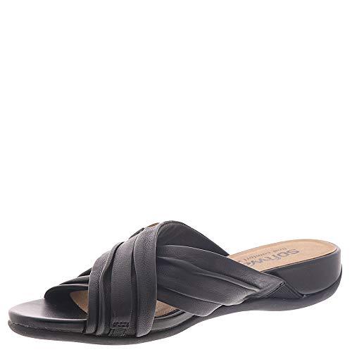 【並行輸入品】SoftWalk Taza US サイズ: 9 M (B) カラー: ブラック SoftWalk Women's Taza Sliの画像