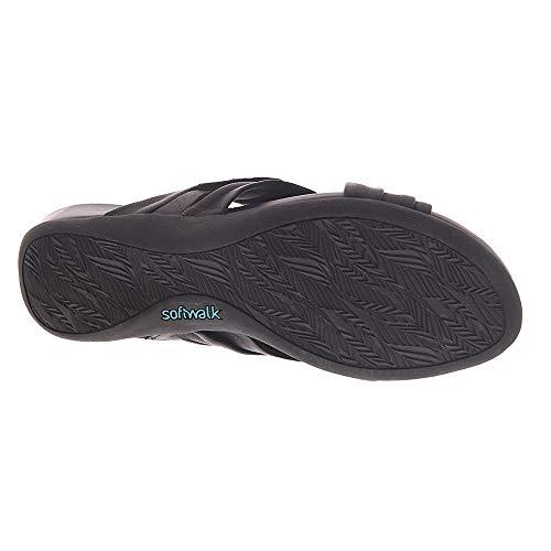 【並行輸入品】SoftWalk Taza US サイズ: 9 M (B) カラー: ブラック SoftWalk Women's Taza Sliの画像