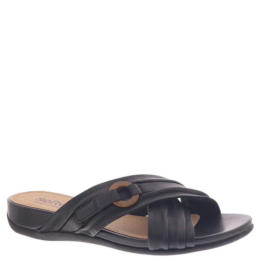 【並行輸入品】SoftWalk Taza US サイズ: 9 M (B) カラー: ブラック SoftWalk Women's Taza Sliの画像