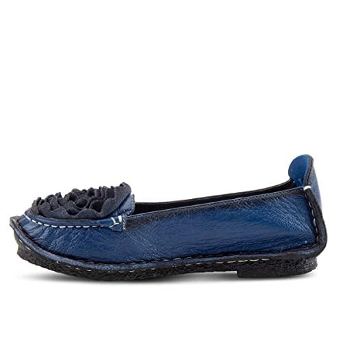 【並行輸入品】L'Artiste by Spring Step レディース Dezi フラット US サイズ: 24.5 カラー: ブルー Sp_4