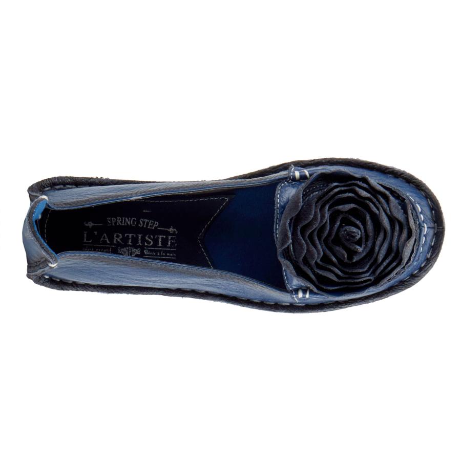 【並行輸入品】L'Artiste by Spring Step レディース Dezi フラット US サイズ: 24.5 カラー: ブルー Sp_6