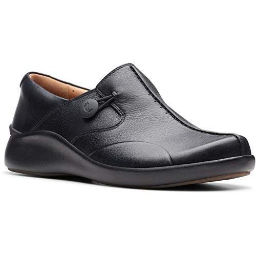 【並行輸入品】クラークス アンループ 2 ウォーク ブラック タンブルレザー 7.5 B (M) Clarks Un Loop 2 Walk Bの画像