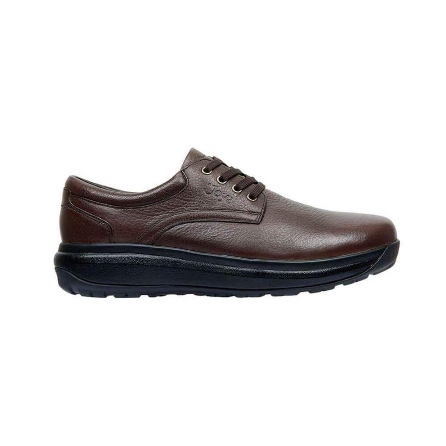 【並行輸入品】JOYA Mustango II Men's Dark Brown Leather Business 9.5 USの画像