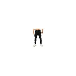 【並行輸入品】Hungson PANTS メンズ US サイズ: 29 カラー: ブラック HUNGSON Mens Ripped Jeans_2