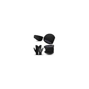 【並行輸入品】Abudder HAT メンズ US サイズ: Medium カラー: ブラック Winter Beanie Hat Scarf_2