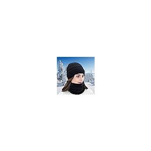 【並行輸入品】Abudder HAT メンズ US サイズ: Medium カラー: ブラック Winter Beanie Hat Scarf_8