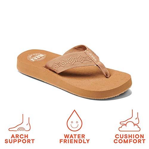 【並行輸入品】Reef Women's Flip Flop Reef Women's Sandals, Sandy, Tan, 8の画像