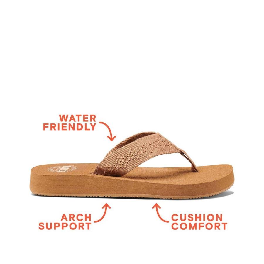 【並行輸入品】Reef Women's Flip Flop Reef Women's Sandals, Sandy, Tan, 8の画像