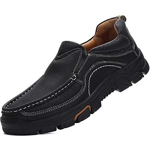 【並行輸入品】Venshine Mens Loafers Slip On Casual Leather Walking Dress Shoes