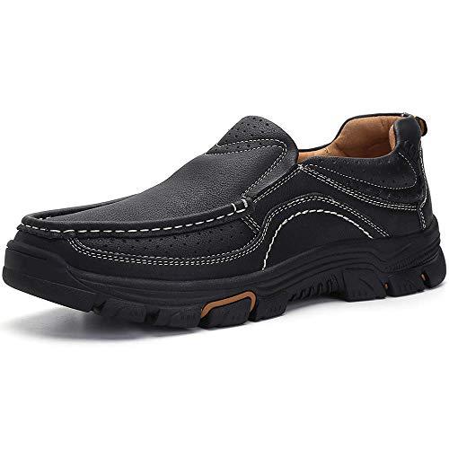【並行輸入品】Venshine Mens Loafers Slip On Casual Leather Walking Dress Shoes