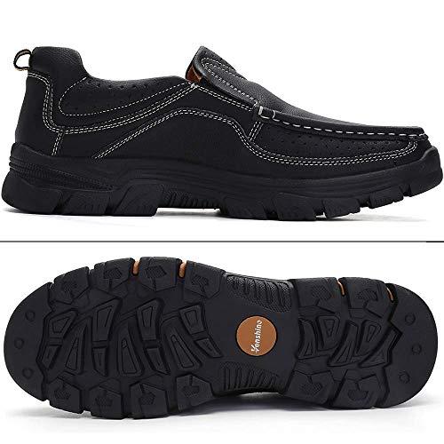 【並行輸入品】Venshine Mens Loafers Slip On Casual Leather Walking Dress Shoes