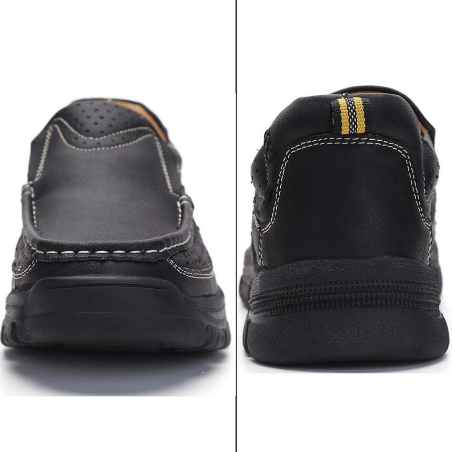 【並行輸入品】Venshine Mens Loafers Slip On Casual Leather Walking Dress Shoes