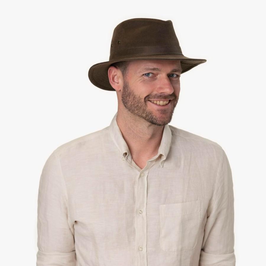 【並行輸入品】Stetson Stampton UV Protection Traveller Hat Men brown 6 3/4 6 7_3