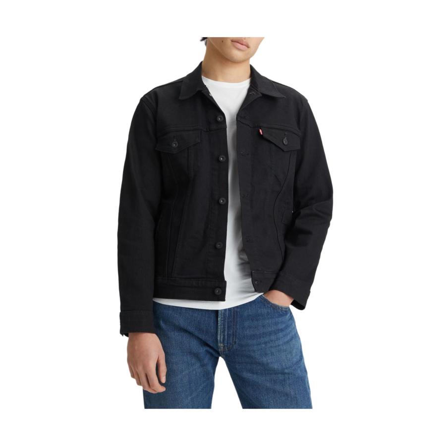 Levi's Men's Trucker Jacket Dark Horse L 並行輸入品