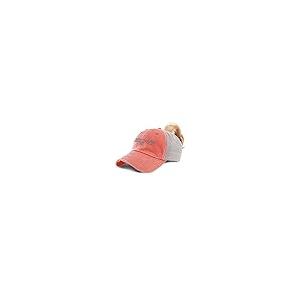 Women's Ponytail Trucker Hat – South Carolina Charleston Embroidery, Distressed Cotton