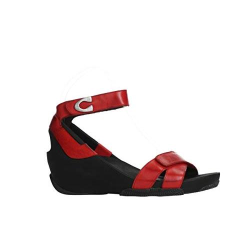【並行輸入品】Wolky Women's Era Sandal, Red, 6 6.5の画像