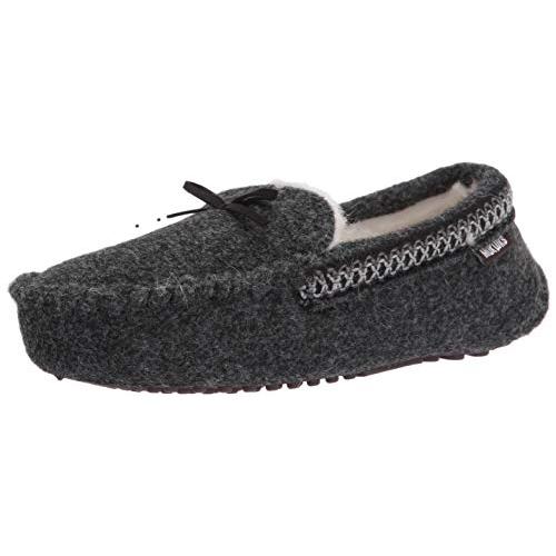並行輸入品】MUK LUKS メンズ スリッポン スタイル スリッパ, 黒檀