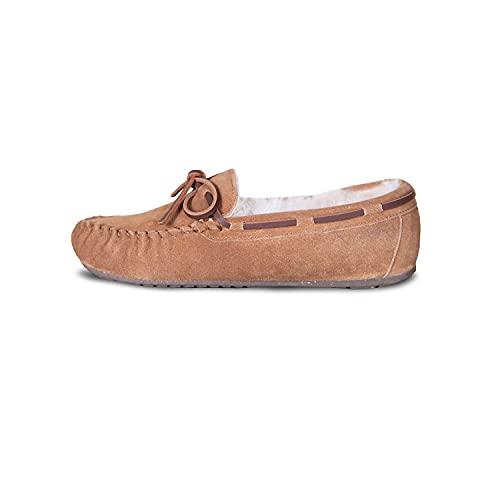 【並行輸入品】Cloud Nine Sheepskin Ladies Moccasins 2   Womens Driving Moccasiの画像