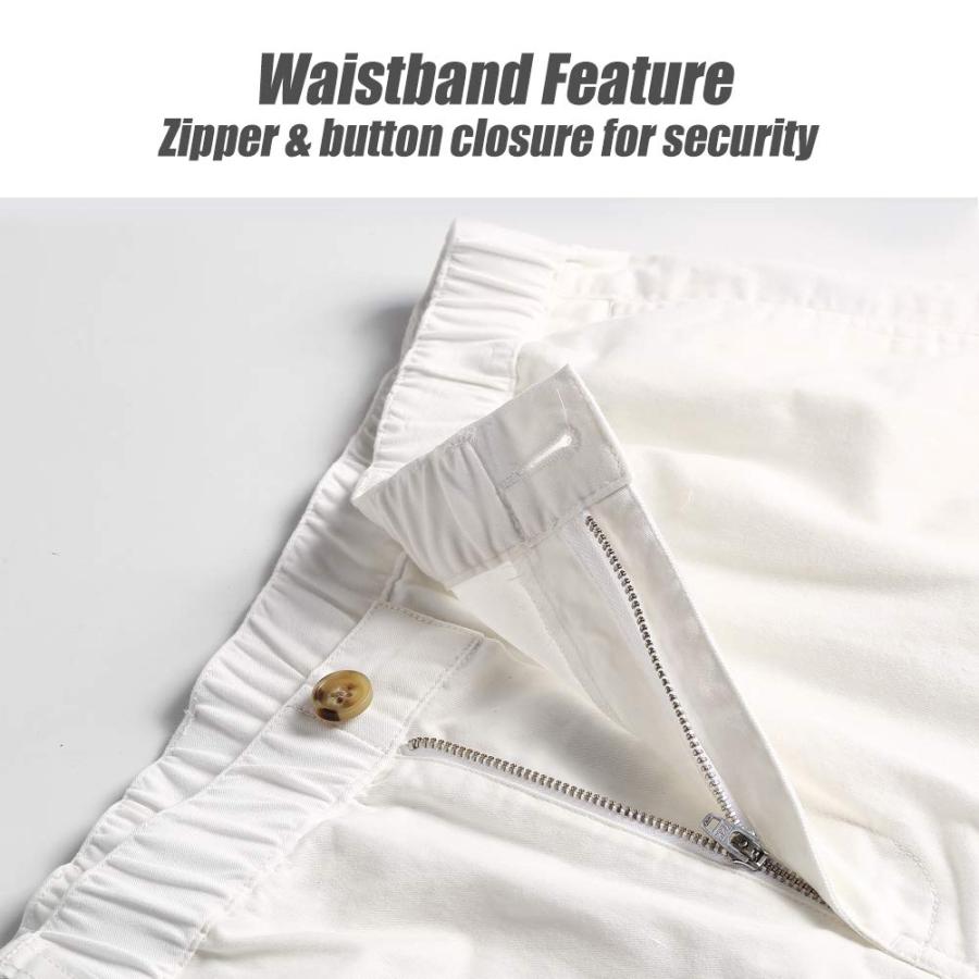 【並行輸入品】maamgic Men's Classic fit 5.5" Cotton Casual Shorts Elastic Wais_9