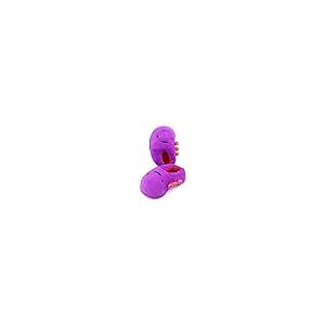 【並行輸入品】Heart Guts Kidney スリッパ   フラシ天 快適 快適 パープル オレンジ 滑り止め   レディース サイズ 5_5