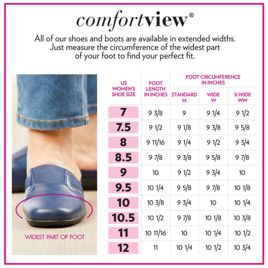 【並行輸入品】Comfortview Women's Wide Width The Aurelia Pump   12 M, Black_3