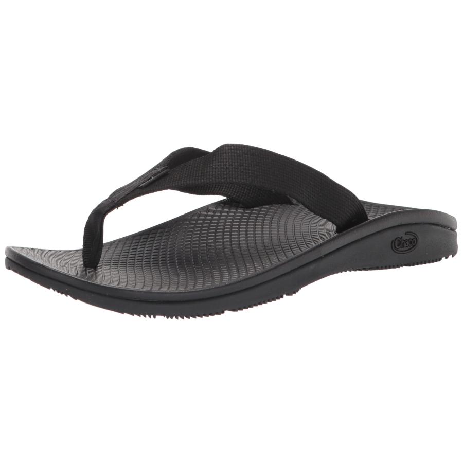 並行輸入品】Chaco メンズ クラシック ビーチサンダル, ブラック単色