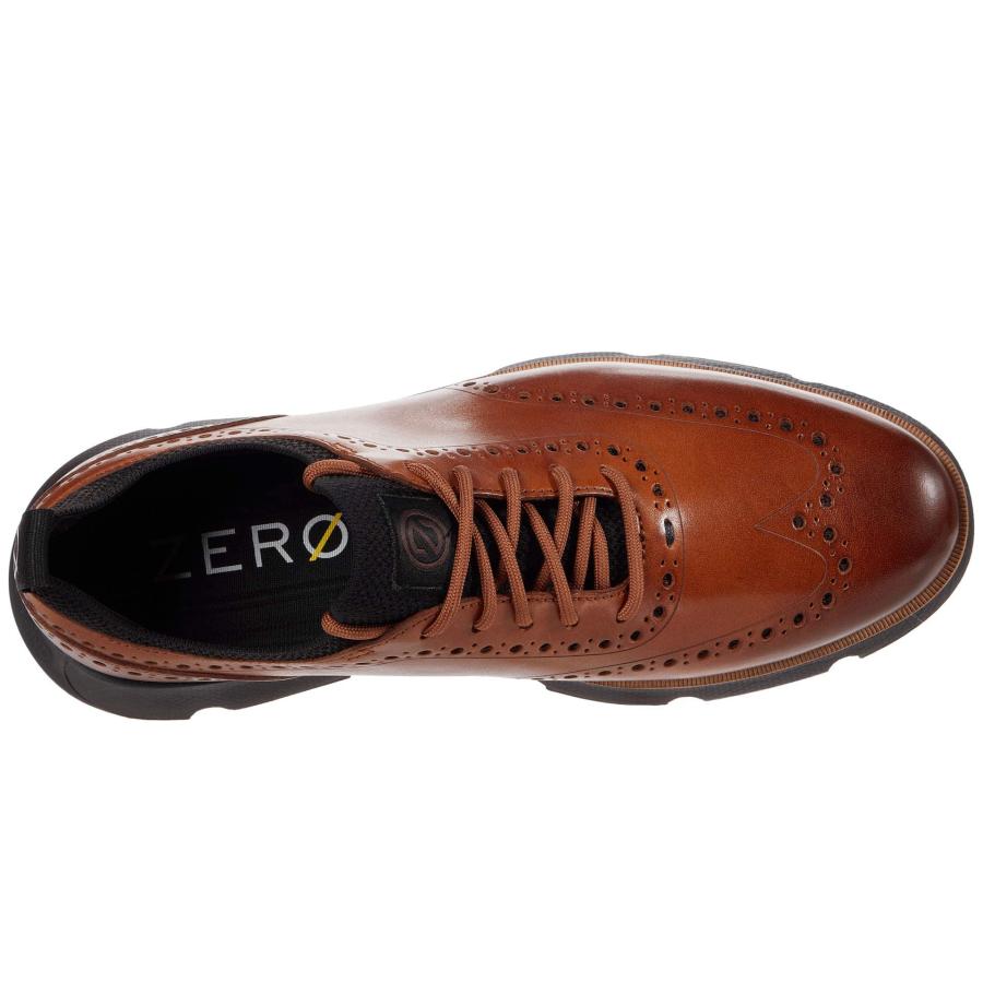 【並行輸入品】[ZEROGRAND] 4.ゼログランド オックスフォード mens C31884 CH ブリティッシュ タン/ジャバ 9.5 Wの画像