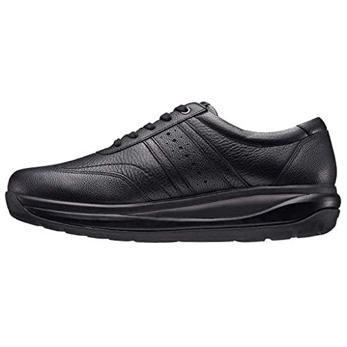 【並行輸入品】JOYA David メンズ ダークブラウン レザー カジュアル, ブラック, 11 JOYA David Black II Meの画像