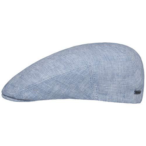 【並行輸入品】Stetson Just Linen Flat Cap Women/Men light blue 7 1/4_1