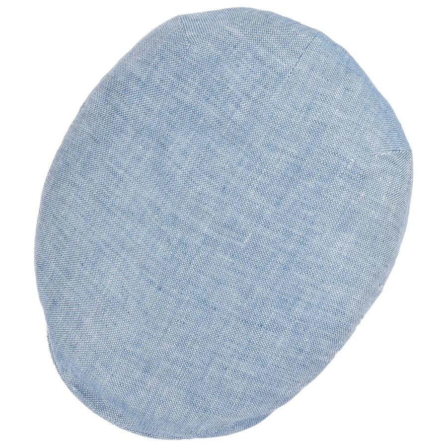 【並行輸入品】Stetson Just Linen Flat Cap Women/Men light blue 7 1/4_6