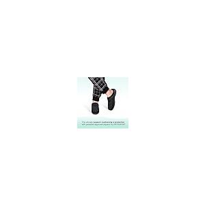 【並行輸入品】Orthofeet Men's Orthopedic Black Stretch Knit Hudson Slippers， S_5