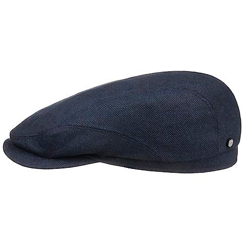 【並行輸入品】Stetson Chester Wool Silk Cashmere Flat Cap Men navy 7 3/8_1