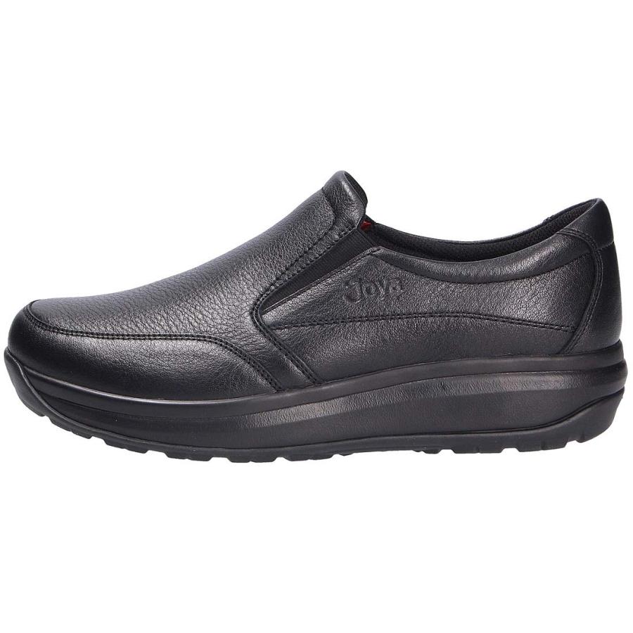 【並行輸入品】JOYA Traveler II Black II Men's Leather Casual 10 USの画像