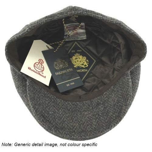 【並行輸入品】Failsworth Millinery Stornoway Harris Tweed Flat Cap (Latest Ver_3
