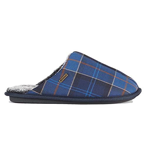 【並行輸入品】Barbour Mens Young Firm Sole Warm Soft Fluffy Slip on Slippersの画像