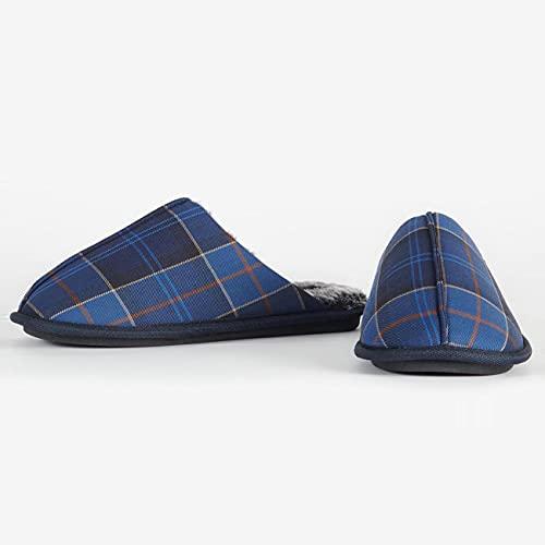 【並行輸入品】Barbour Mens Young Firm Sole Warm Soft Fluffy Slip on Slippersの画像